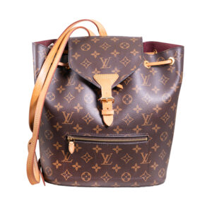Vintage monogram canvas Louis Vuitton Montsouris MM backpack with dust bag & box.
