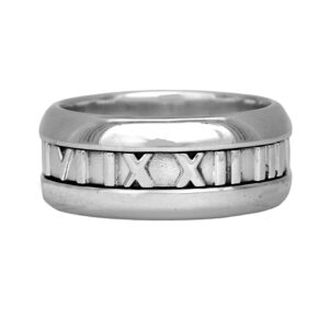 Vintage sterling silver Tiffany & Co. Atlas band.