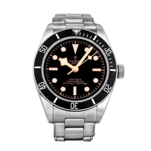 Pre-owned Tudor Black Bay 58 watch, 39mm in stainless steel with a black dial, sapphire crystal, folding clasp, and automatic movement, with box & card.