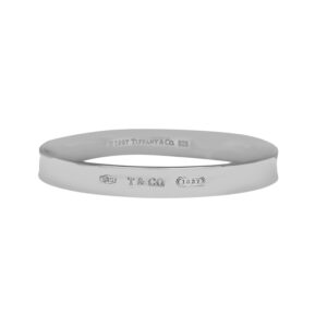 Vintage sterling silver Tiffany & Co. 1837 bangle.